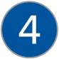 Number Four Icon