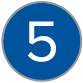 Number Five Icon