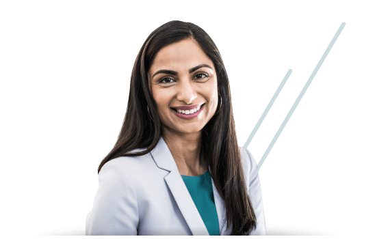 Woman smiling