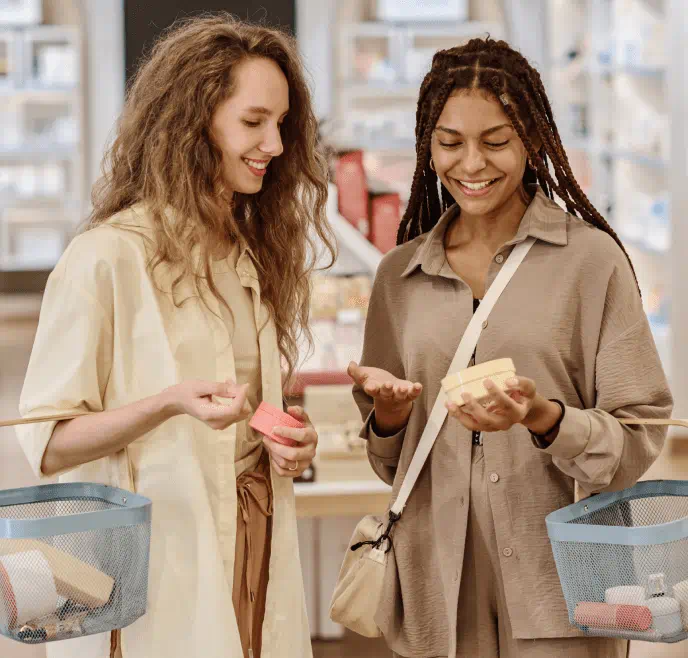 women shopping