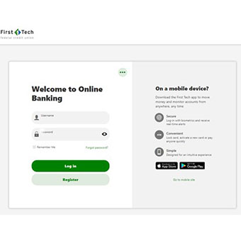 Digital Banking Registration for Desktop | First Tech Federal Credit Union