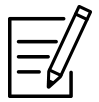 Pen and paper icon