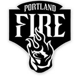 Portland Fire Black and White Logo