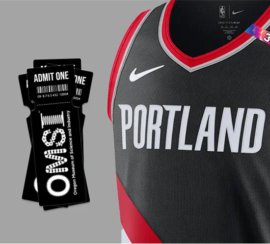 Prizes - Omsi Tickets and Timbers Jersey