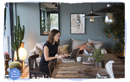 woman on laptop