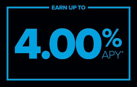 Earn up to 4.00% APY