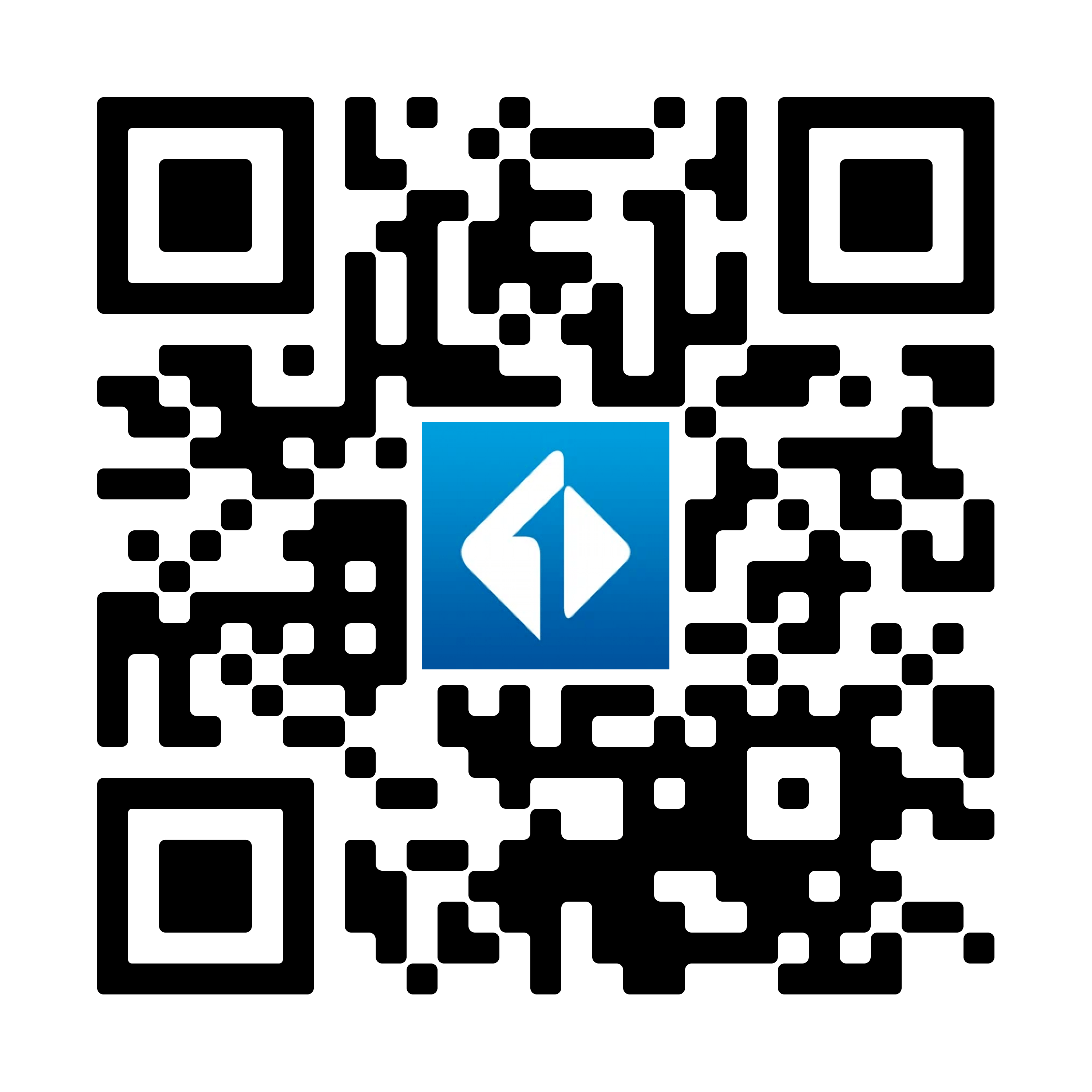 QR Code for downloading the First Tech mobile application