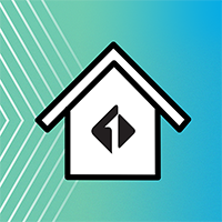 Icon style illustration of a house