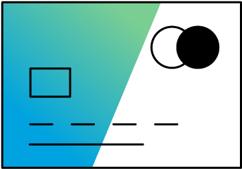 stock art image depicting a debit credit.